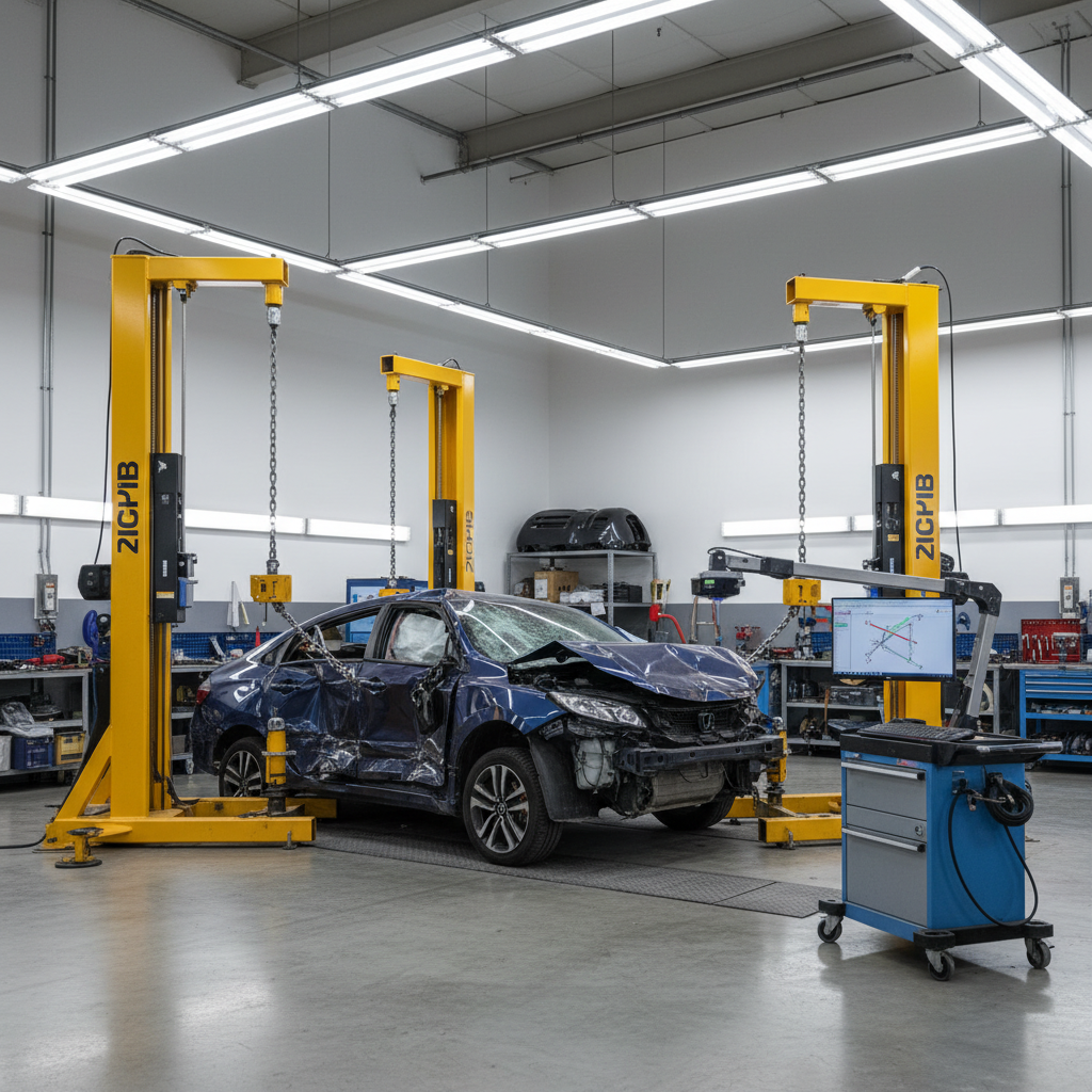 Frame straightening equipment